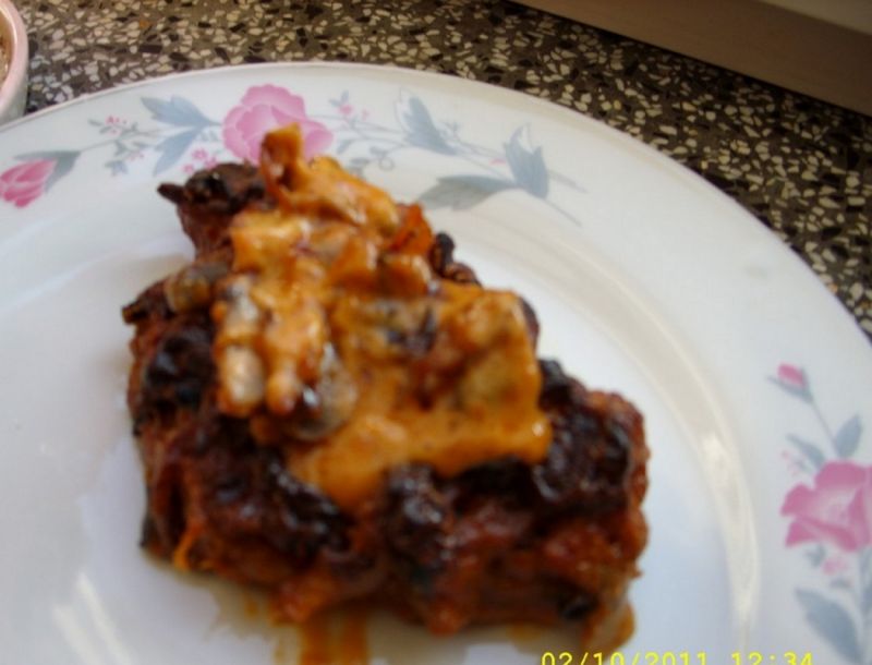 Karkówka w pieczarkach Karkówka w pieczarkach