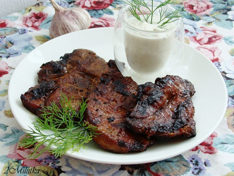 Karkówka w piwnej marynacie z grilla Karkówka w piwnej marynacie z grilla