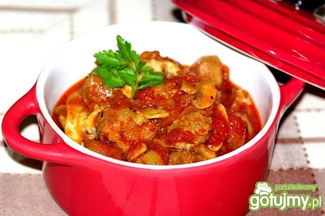 Karkówka w pomidorach