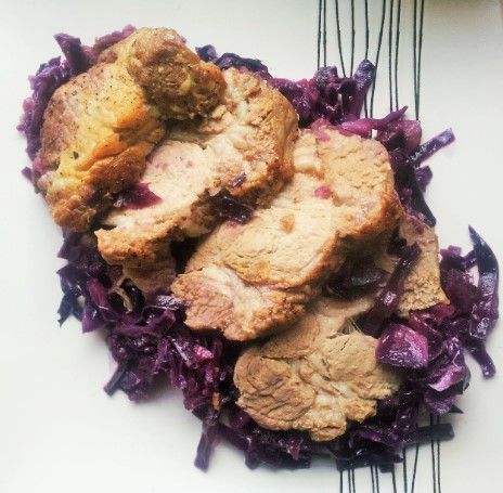 Karkówka z czerwoną kapustą Karkówka z czerwoną kapustą