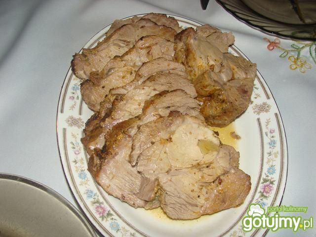 Karkówka z musztardą dijon i majonezem