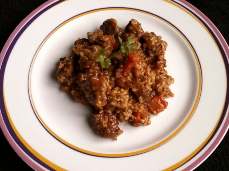 Karkówka z ryżem Karkówka z ryżem