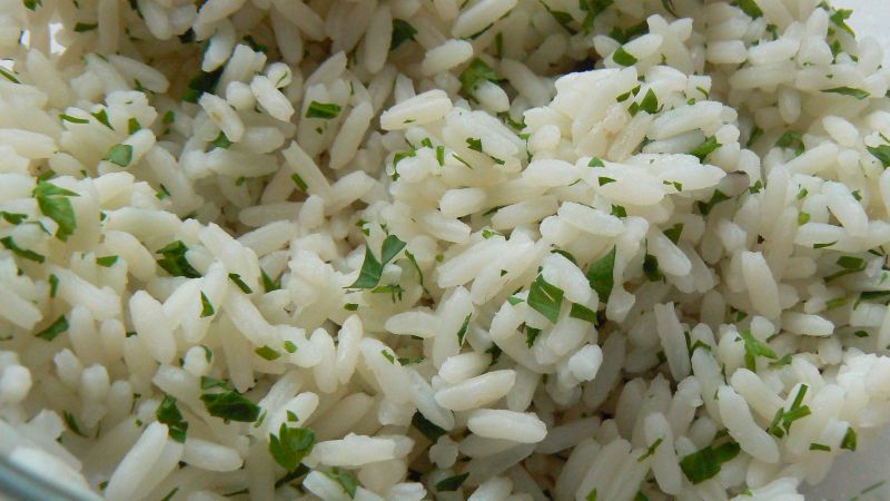 Karkówka z ryżem i pieczarkami