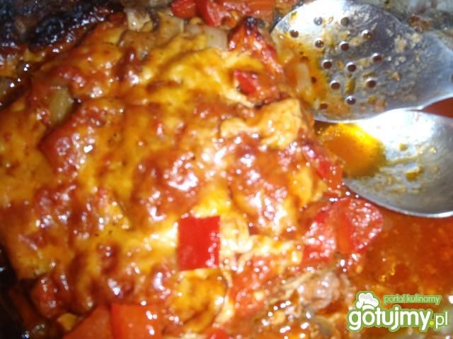 Karkówka zapiekana z warzywami