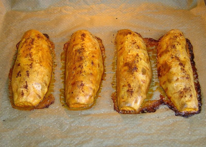 Karmelizowane bataty z awokado