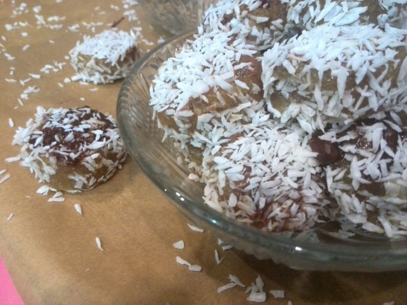 Karmelki z musem jabłkowym 