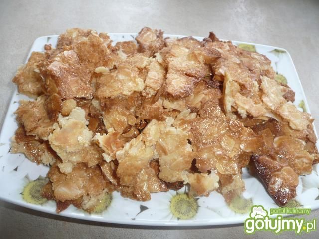 Karmelowe płatki z migdałami Karmelowe płatki z migdałami