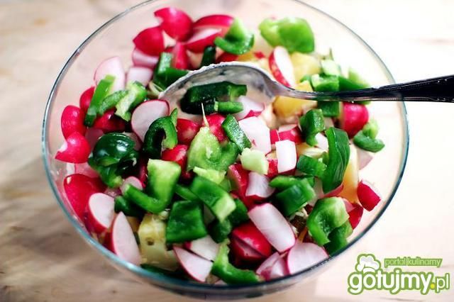 Karnawałowa sałatka ziemniaczana