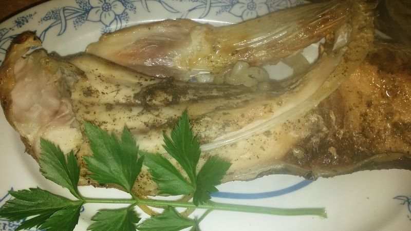Karp pieczony w rękawie