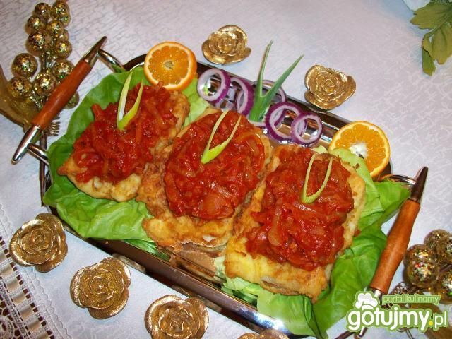 Karp pod cebulową pierzynką Karp pod cebulową pierzynką