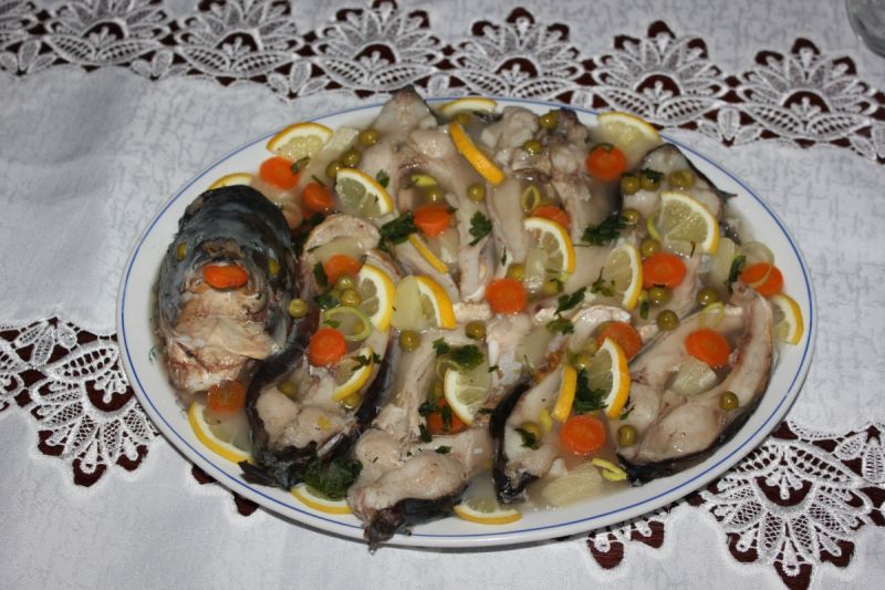 Karp w cytrynowej zalewie 