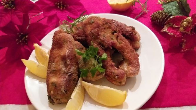 Karp w panierce z ziołami Karp w panierce z ziołami