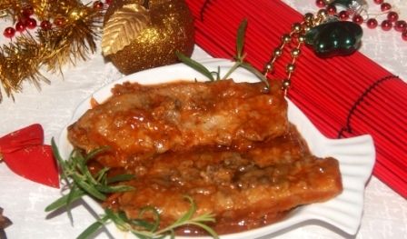 Karp w ,, zapasowym " sosie greckim