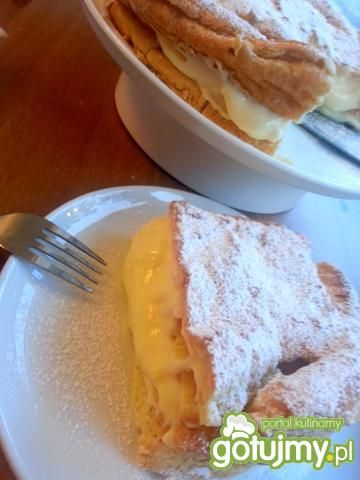 Karpatka z kremem budyniowym Karpatka z kremem budyniowym