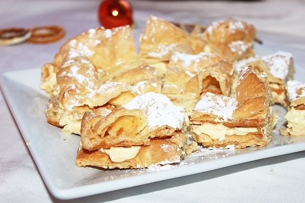 Karpatka z kremem sojowym  Karpatka z kremem sojowym