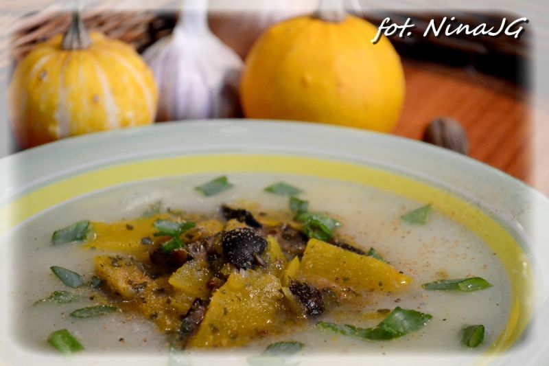 Kartoflanka z dyniową wyspą