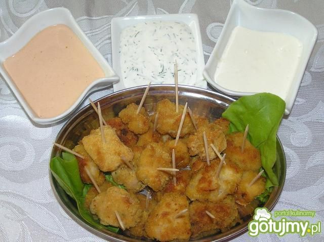 Kąski kurczakowe w płatkach kukurydziany Kąski kurczakowe w płatkach kukurydziany