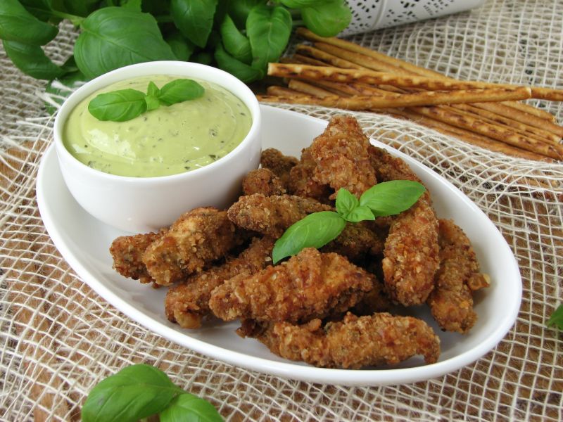 Kąski z indyka w paluszkach