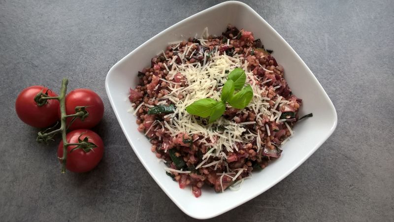 Kasza gryczana z botwinką