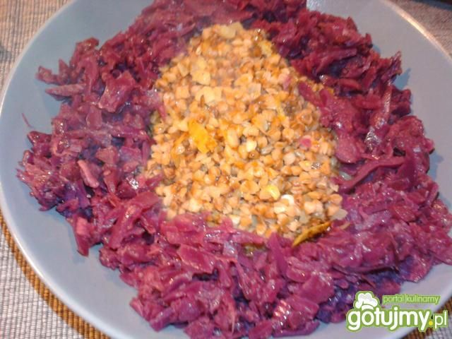 Kasza gryczana z kapustą