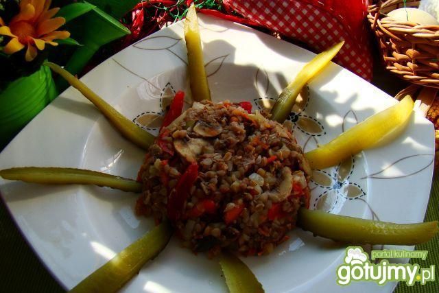 Kasza gryczana z pieczarkami  Kasza gryczana z pieczarkami