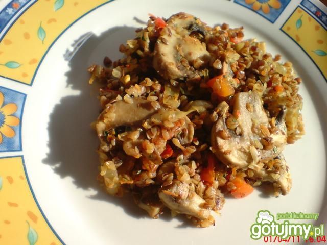 Kasza gryczana z warzywami Kasza gryczana z warzywami