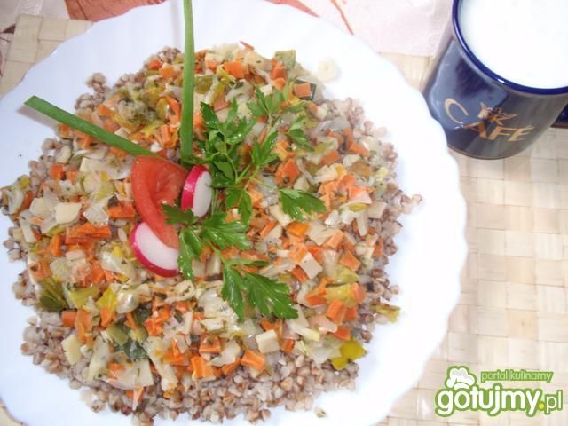 Kasza gryczana z warzywami wg gosi