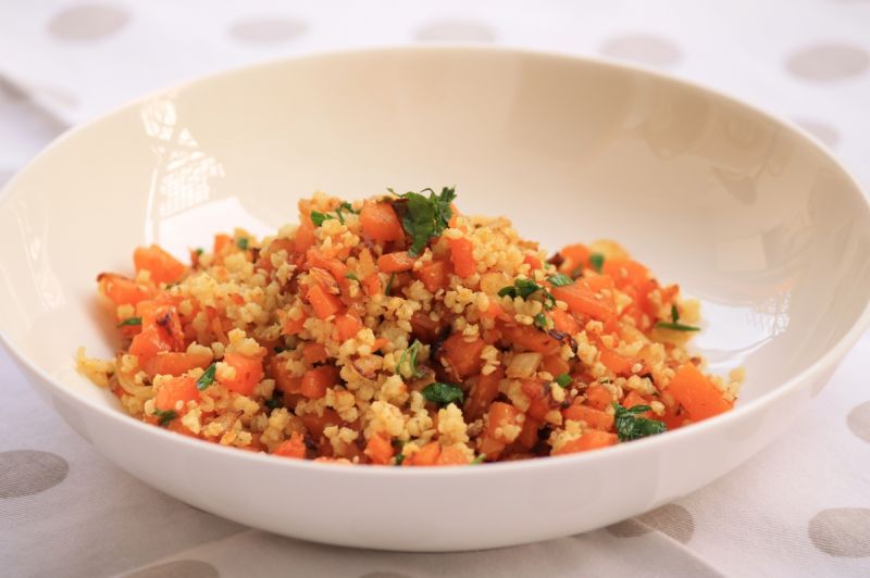 Kasza jaglana z dynią "alla curry" Kasza jaglana z dynią "alla curry"