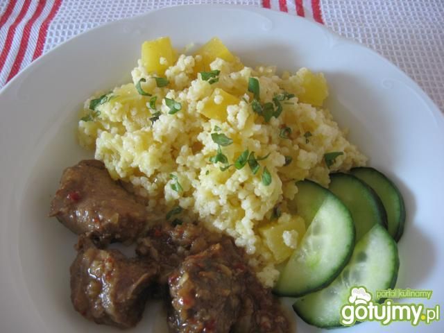 Kasza jaglana z dynią i wieprzowiną