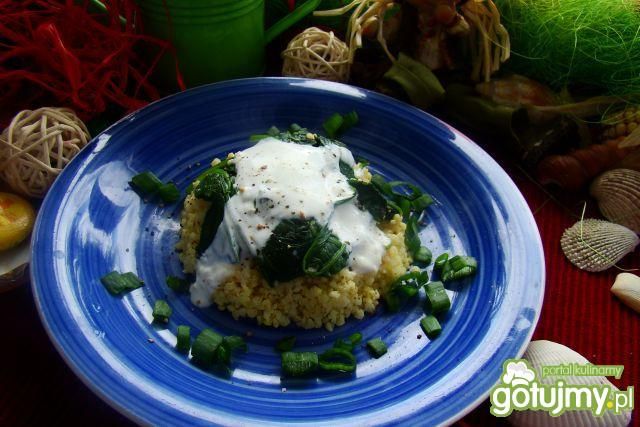 Kasza jaglana z szpinakiem 2