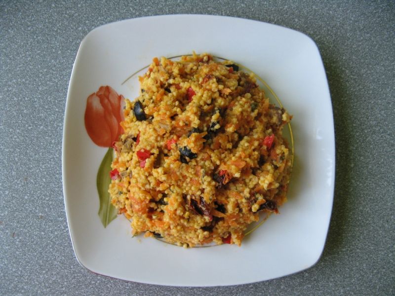 Kasza jaglana z warzywami