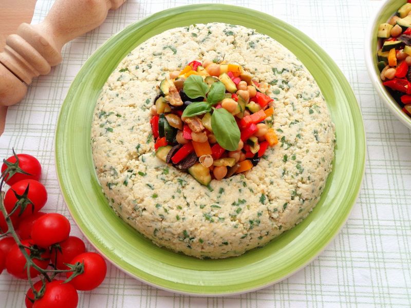 Kasza jaglana z warzywami