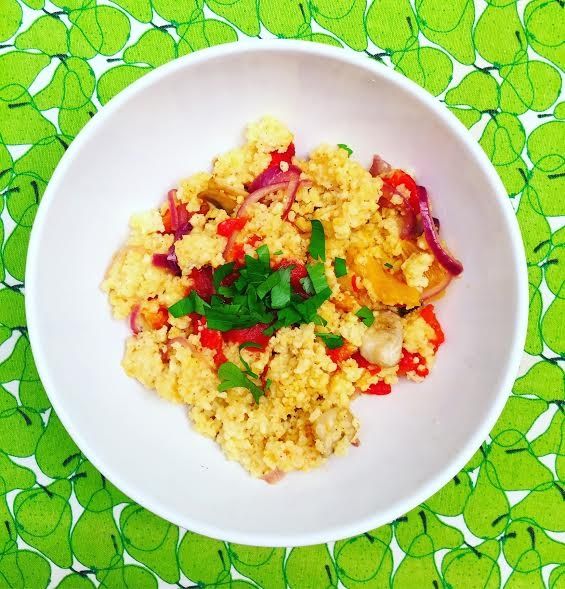 Kasza jaglana z warzywami