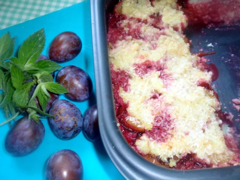 Kasza  jaglana ze śliwkami