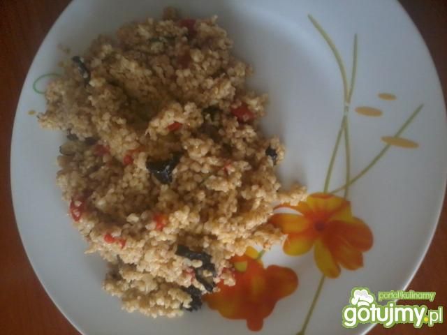 Kasza jęczmienna z grzybami