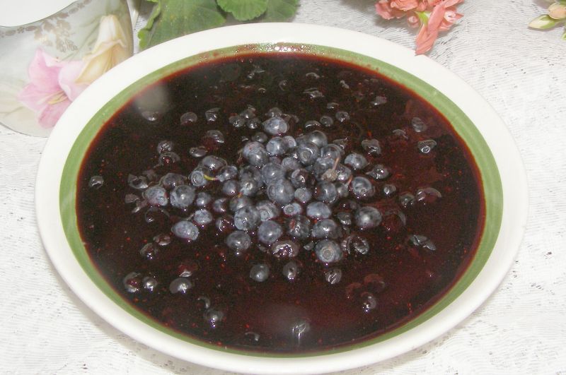 Kasza manna z jagodami Kasza manna z jagodami