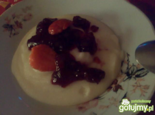 Kasza manna z konfiturą