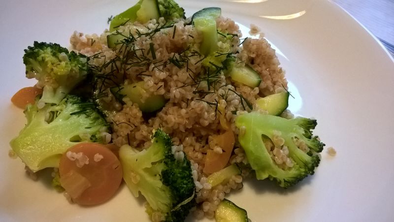 Kasza orkiszowa z warzywami Kasza orkiszowa z warzywami