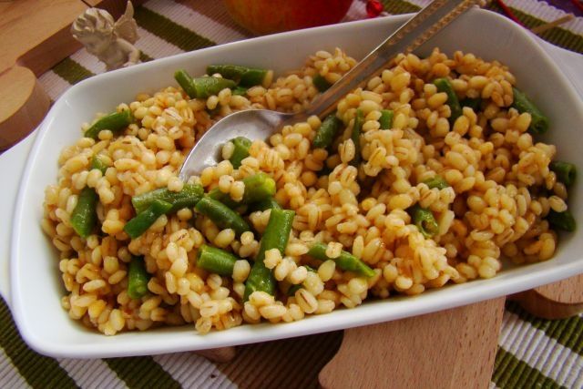 Kasza pęczak z fasolką  Kasza pęczak z fasolką