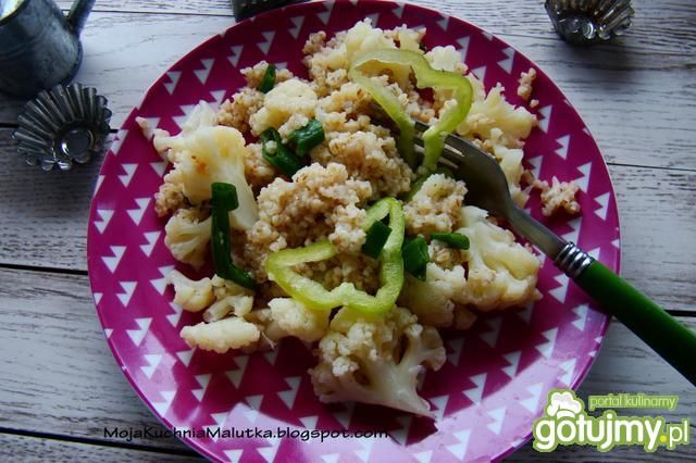 Kasza z kalafiorem na masełku Kasza z kalafiorem na masełku