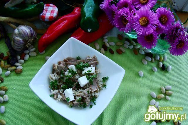 Kasza z polędwicą i fetą Kasza z polędwicą i fetą