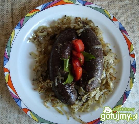 Kaszanka na cebuli Kaszanka na cebuli