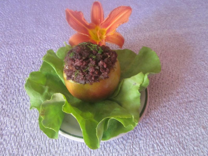 Kaszanka w jabłkach 