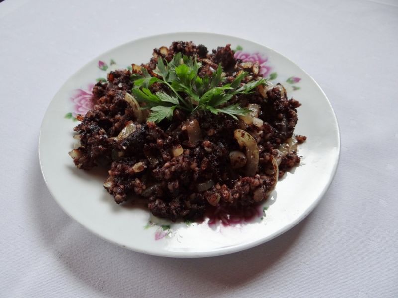 Kaszanka z cebulką wg Megg