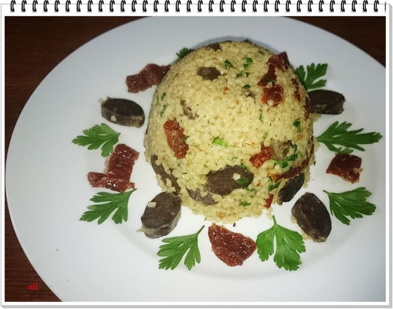 Kaszotto Eli z żołądkami z kaczki