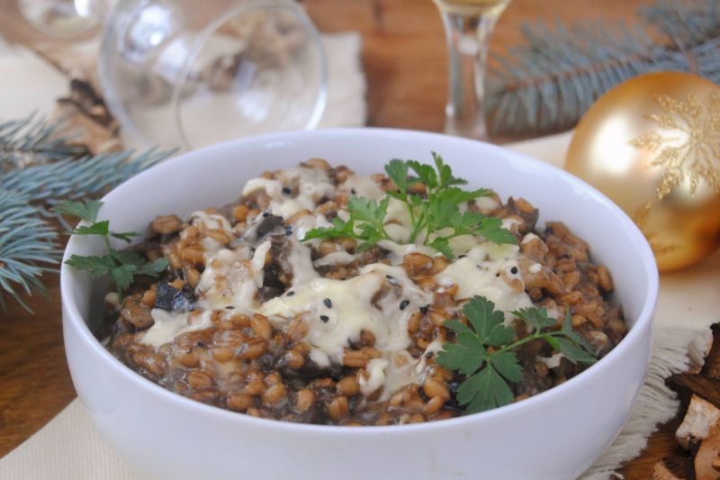 Kaszotto z suszonymi grzybami Magdy Gessler 