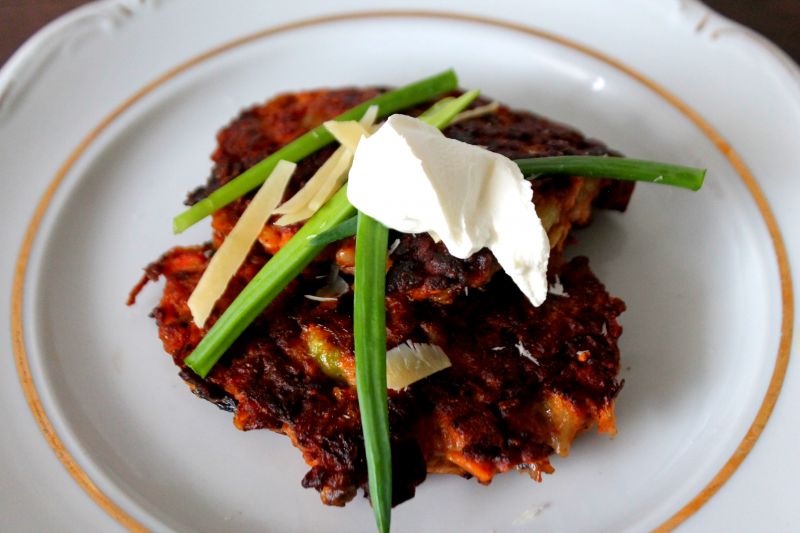 Kaszowe medaliony z brukselką i serem Kaszowe medaliony z brukselką i serem