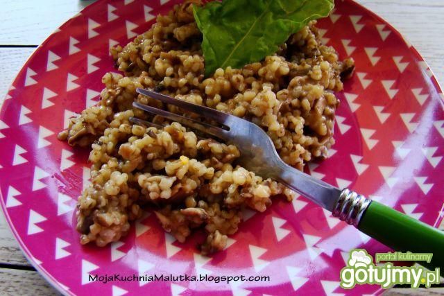 Kaszowe risotto z leśnych grzybów Kaszowe risotto z leśnych grzybów