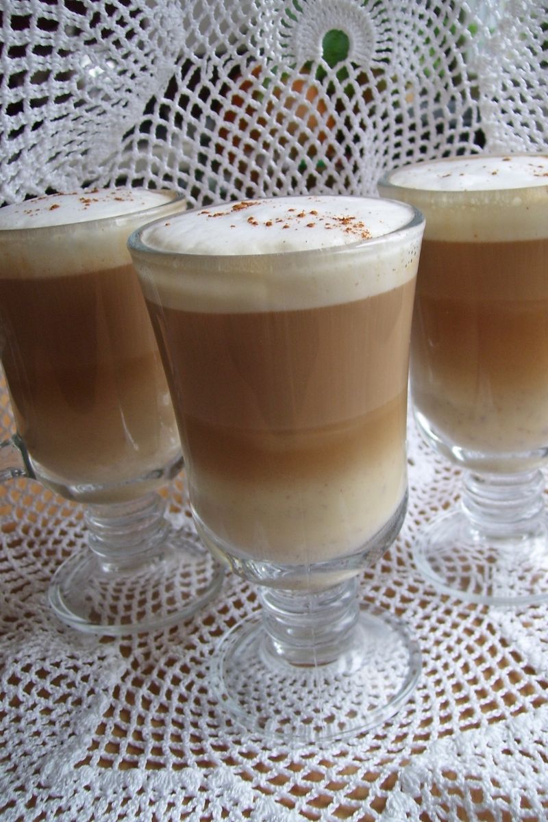 Kawa latte z dynią Kawa latte z dynią