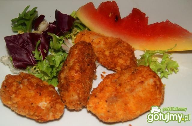 Kawałki kurczaka w ognistej panierce Kawałki kurczaka w ognistej panierce